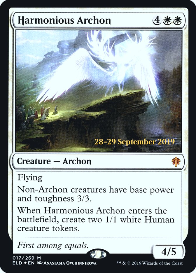 Harmonious Archon  [Throne of Eldraine Prerelease Promos] | Devastation Store