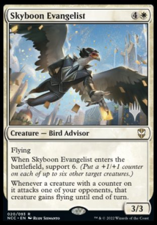 Skyboon Evangelist (Promo Pack) [Streets of New Capenna Commander Promos] | Devastation Store