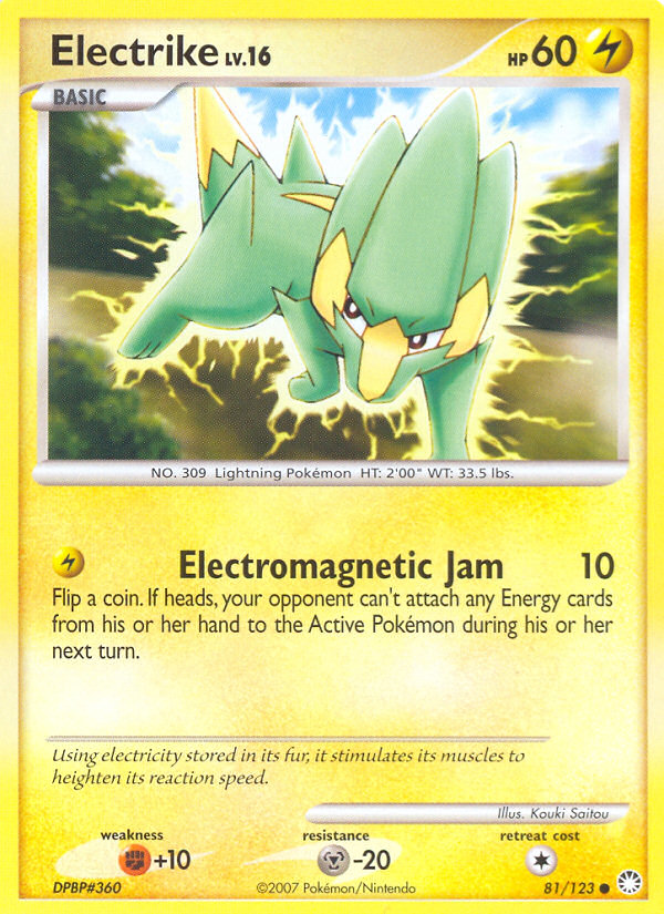 Electrike (81/123) [Diamond & Pearl: Mysterious Treasures] | Devastation Store