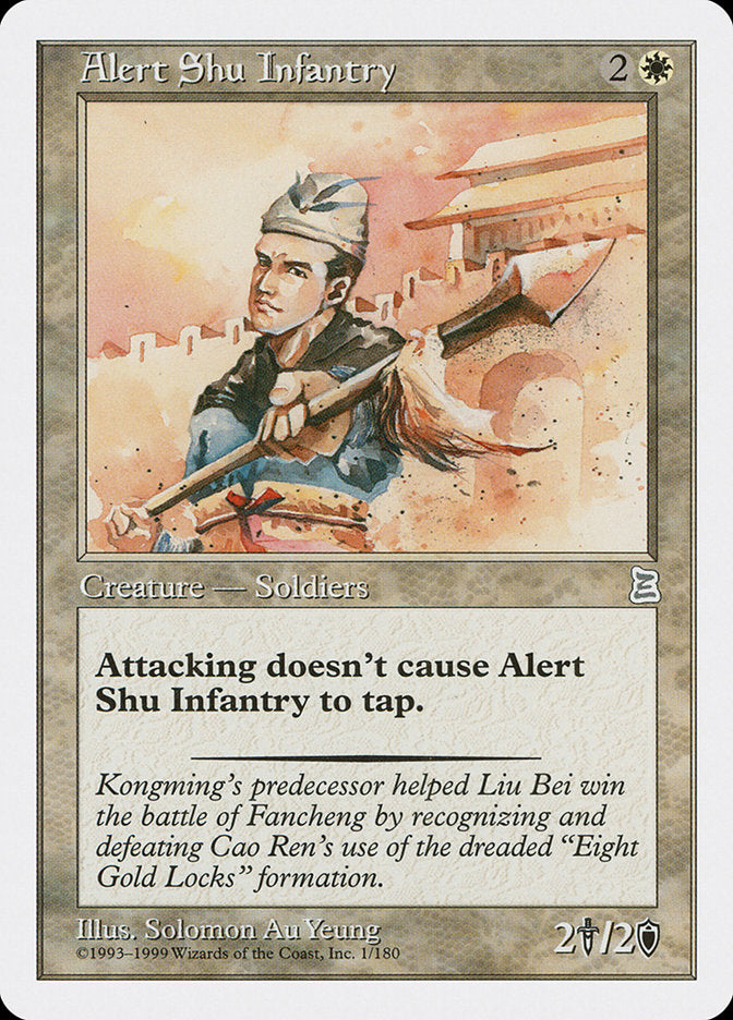 Alert Shu Infantry [Portal Three Kingdoms] | Devastation Store