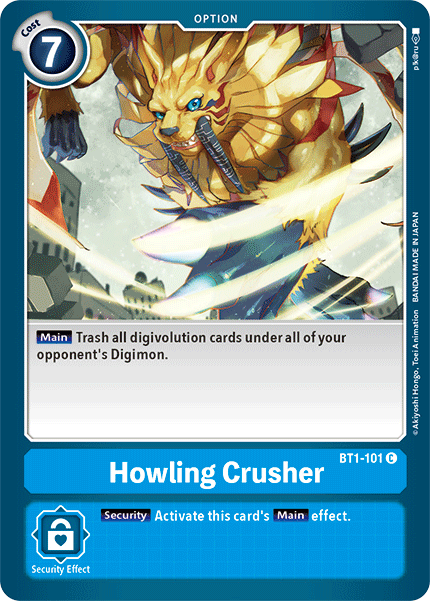 Howling Crusher [BT1-101] [Release Special Booster Ver.1.5] | Devastation Store