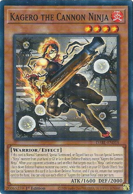 Kagero the Cannon Ninja [DABL-EN018] Common | Devastation Store