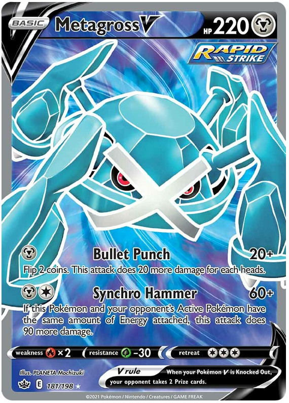 Metagross V (181/198) [Sword & Shield: Chilling Reign] | Devastation Store