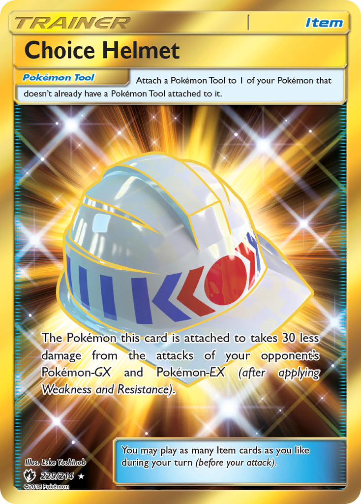Choice Helmet (229/214) [Sun & Moon: Lost Thunder] | Devastation Store