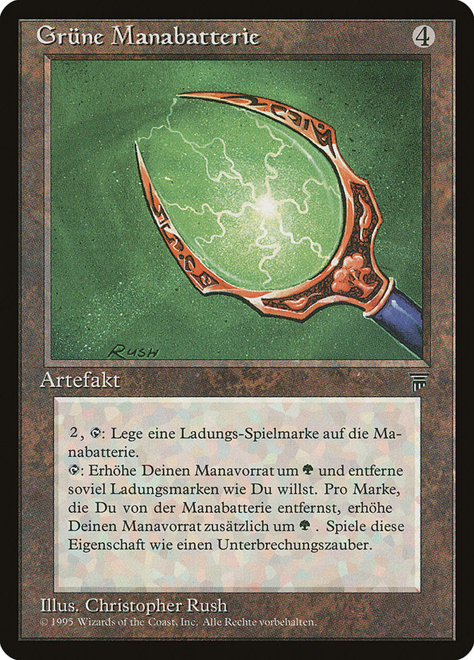 Green Mana Battery (German) - "GruneManabatterie" [Renaissance] | Devastation Store