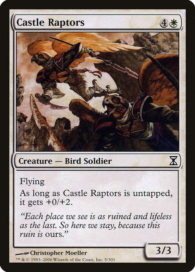 Castle Raptors [Time Spiral] | Devastation Store