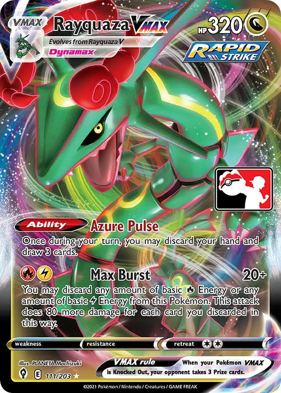 Rayquaza VMAX (111/203) [Prize Pack Series One] | Devastation Store