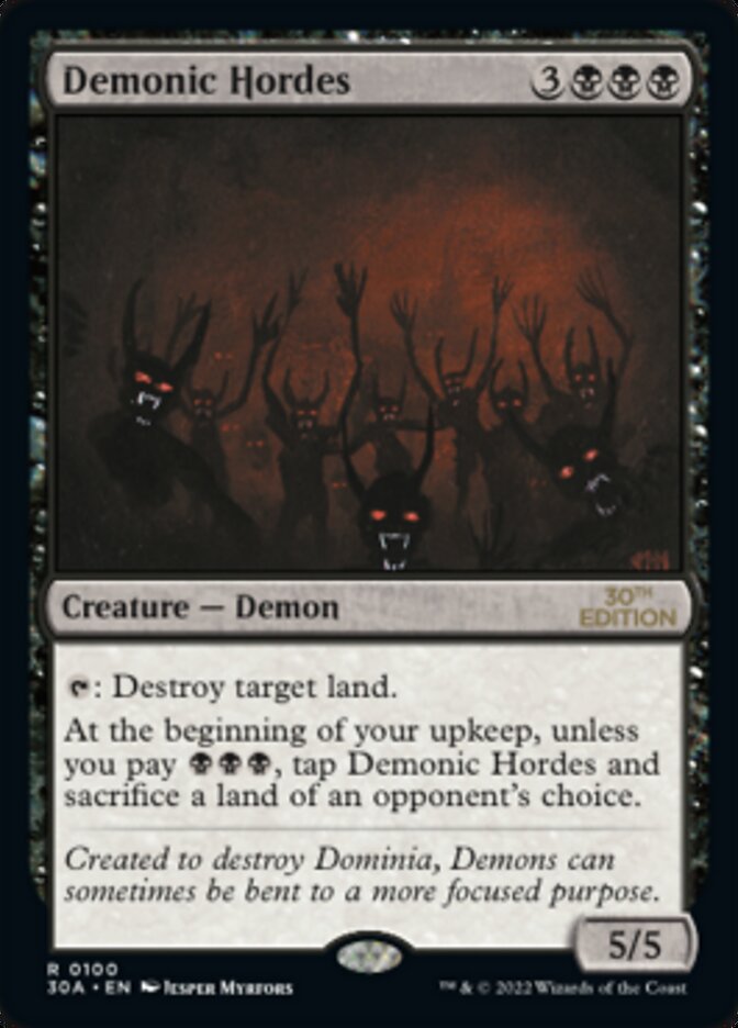 Demonic Hordes [30th Anniversary Edition] | Devastation Store