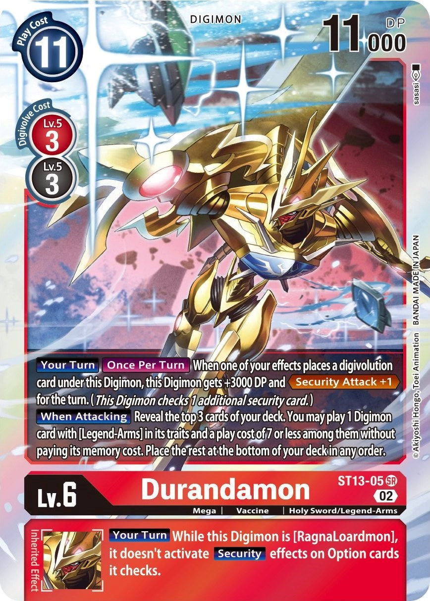 Durandamon [ST13-05] [Starter Deck: Ragnaloardmon] | Devastation Store