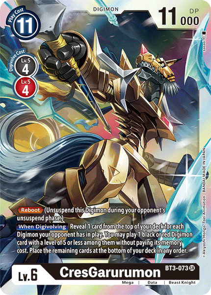 CresGarurumon [BT3-073] [Release Special Booster Ver.1.5] | Devastation Store