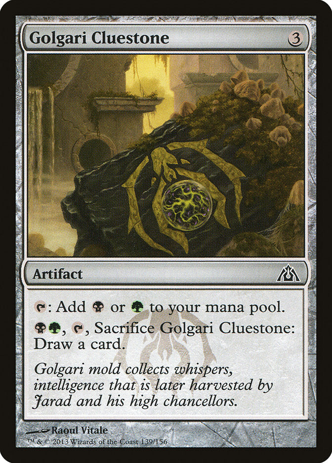 Golgari Cluestone [Dragon's Maze] | Devastation Store