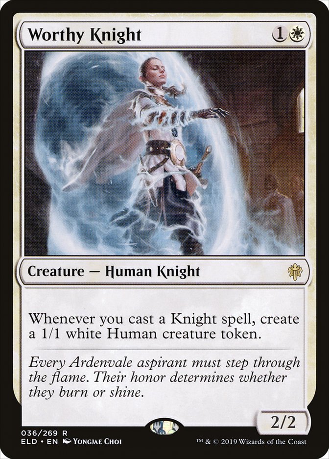 Worthy Knight [Throne of Eldraine] | Devastation Store