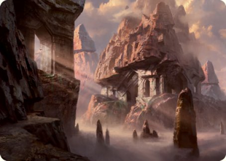 Mountain (277) Art Card [Dungeons & Dragons: Adventures in the Forgotten Realms Art Series] | Devastation Store