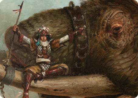 Tuskguard Captain Art Card [Commander Masters Art Series] | Devastation Store