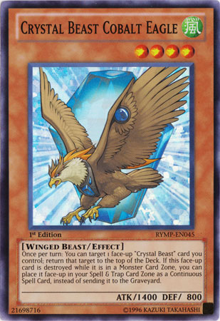 Crystal Beast Cobalt Eagle [RYMP-EN045] Super Rare | Devastation Store