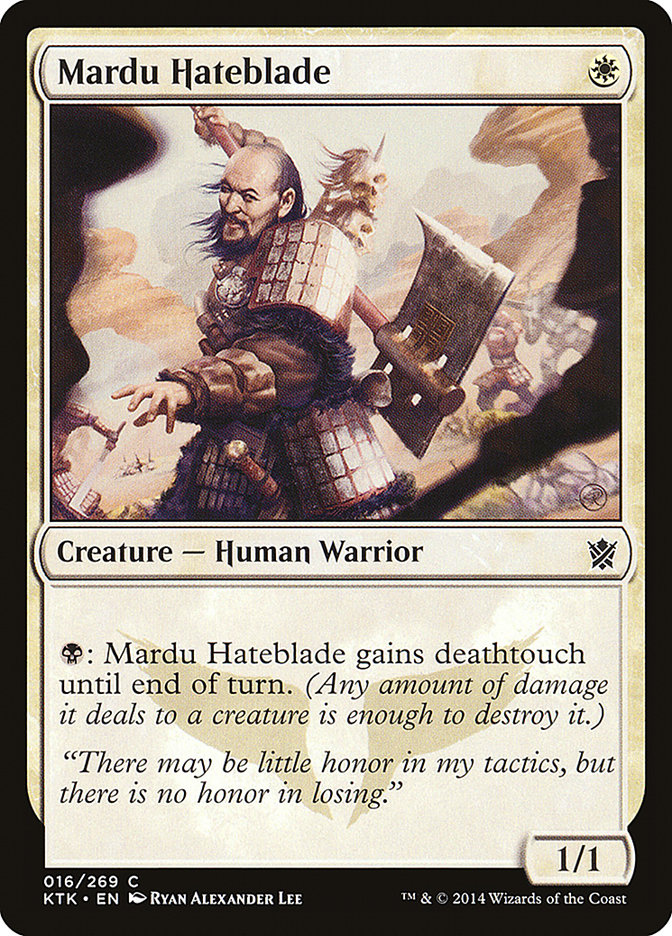Mardu Hateblade [Khans of Tarkir] | Devastation Store