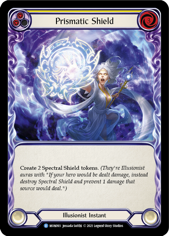 Prismatic Shield (Yellow) [MON093] 1st Edition Normal - Devastation Store | Devastation Store