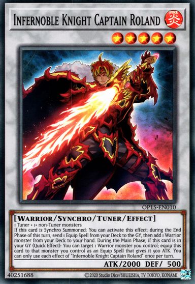 Infernoble Knight Captain Roland [OP15-EN010] Super Rare | Devastation Store