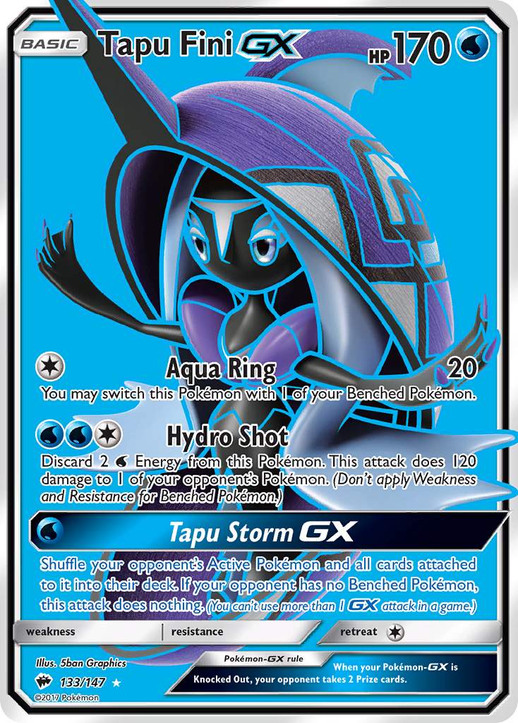 Tapu Fini GX (133/147) [Sun & Moon: Burning Shadows] | Devastation Store