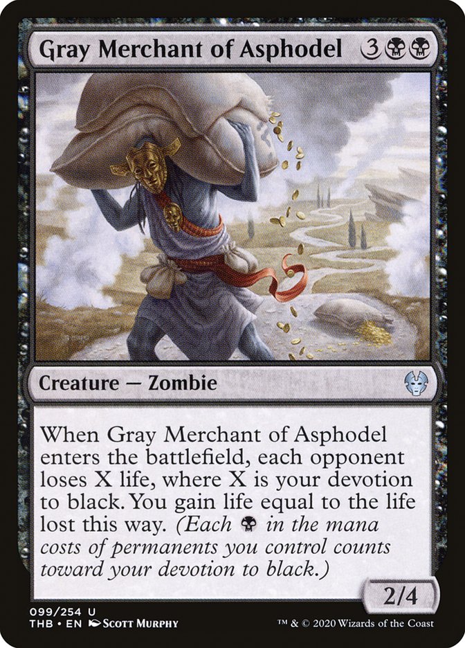 Gray Merchant of Asphodel [Theros Beyond Death] | Devastation Store