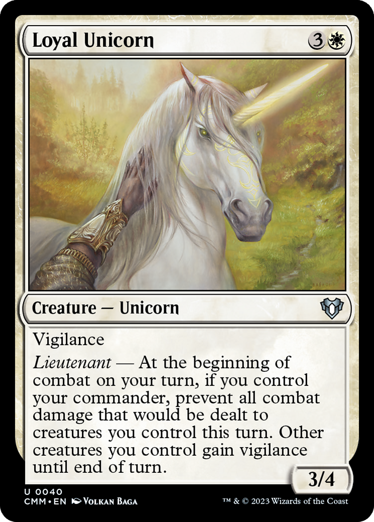 Loyal Unicorn [Commander Masters] | Devastation Store