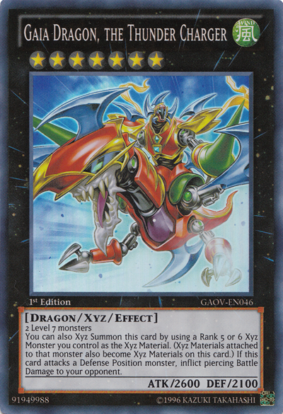 Gaia Dragon, the Thunder Charger [GAOV-EN046] Super Rare | Devastation Store