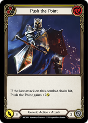 Push the Point (Yellow) [ARC189-C] 1st Edition Rainbow Foil - Devastation Store | Devastation Store