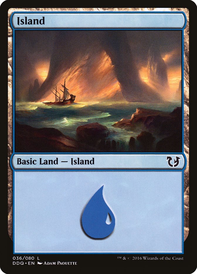 Island (36) [Duel Decks: Blessed vs. Cursed] - Devastation Store | Devastation Store