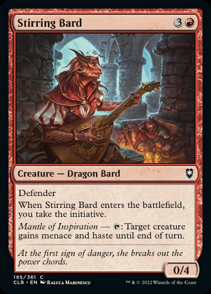 Stirring Bard [Commander Legends: Battle for Baldur's Gate] | Devastation Store