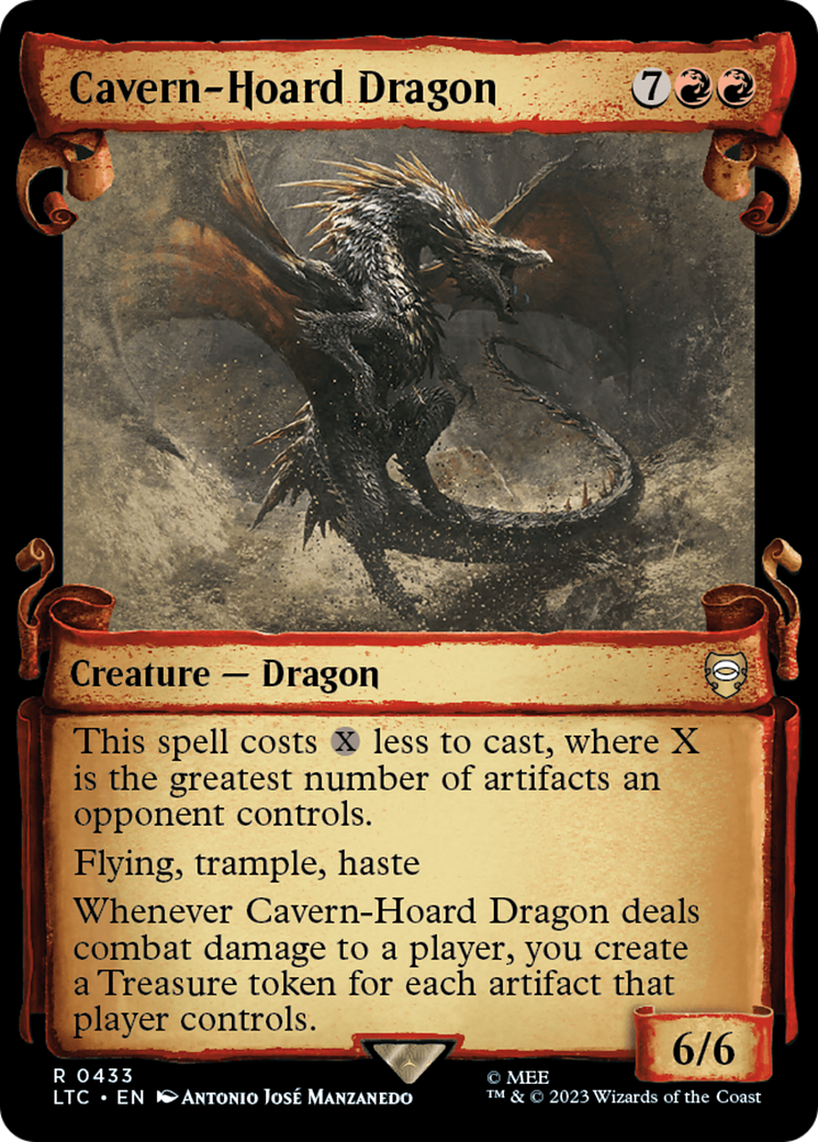 Cavern-Hoard Dragon [The Lord of the Rings: Tales of Middle-Earth Commander Showcase Scrolls] | Devastation Store