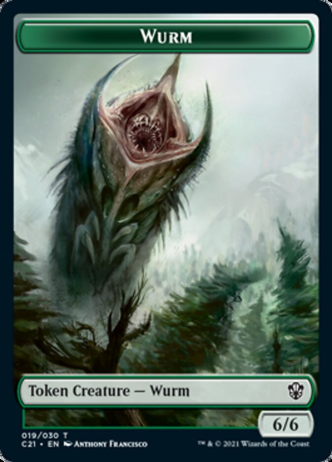 Wurm // Kraken Token [Commander 2021 Tokens] | Devastation Store