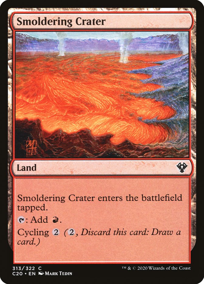 Smoldering Crater [Commander 2020] | Devastation Store