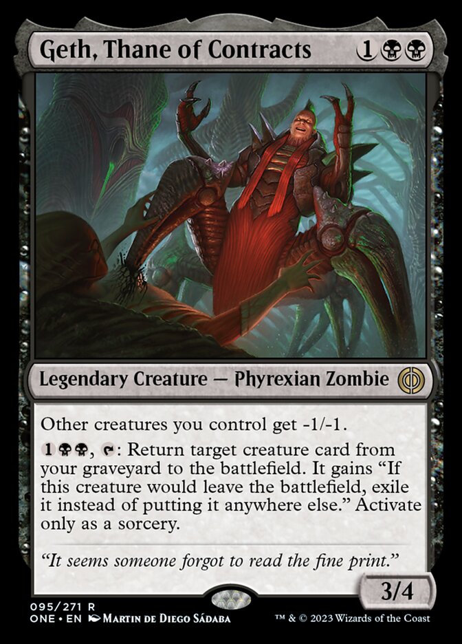 Geth, Thane of Contracts [Phyrexia: All Will Be One] | Devastation Store