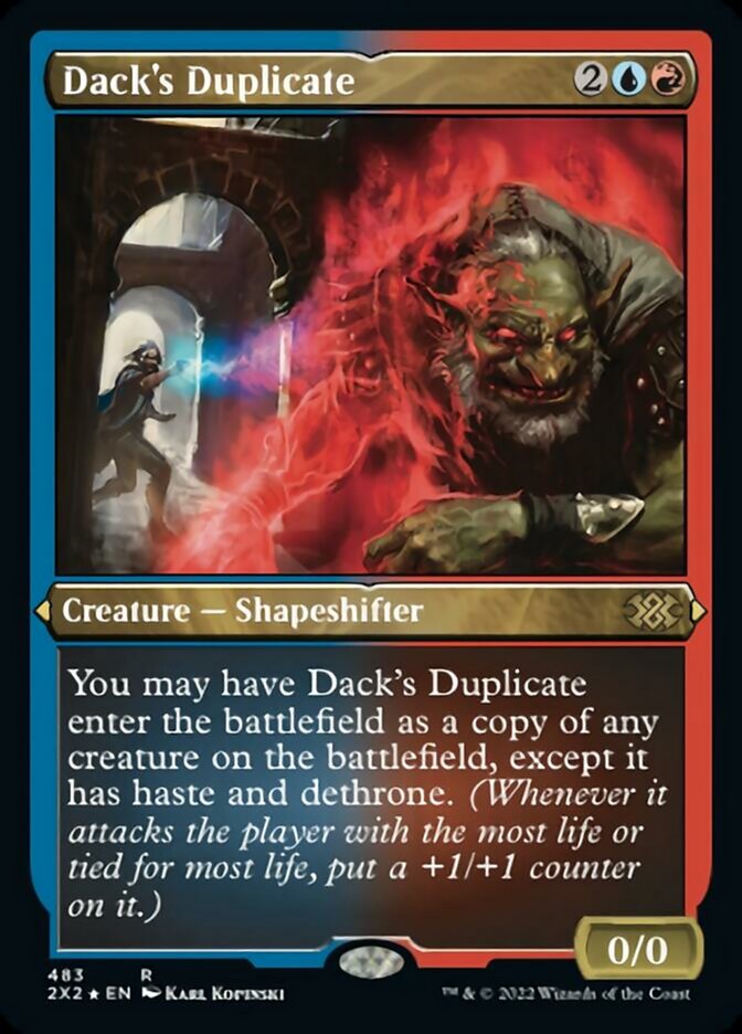 Dack's Duplicate (Foil Etched) [Double Masters 2022] | Devastation Store