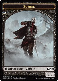 Zombie // Thopter Double-sided Token (Game Night) [Core Set 2019 Tokens] | Devastation Store