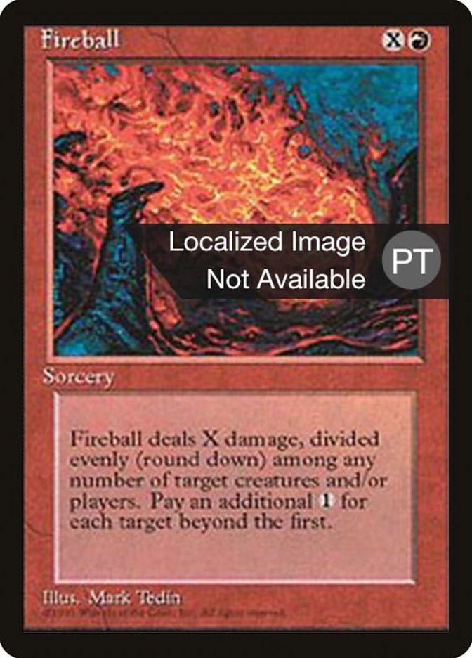 Fireball [Fourth Edition (Foreign Black Border)] | Devastation Store