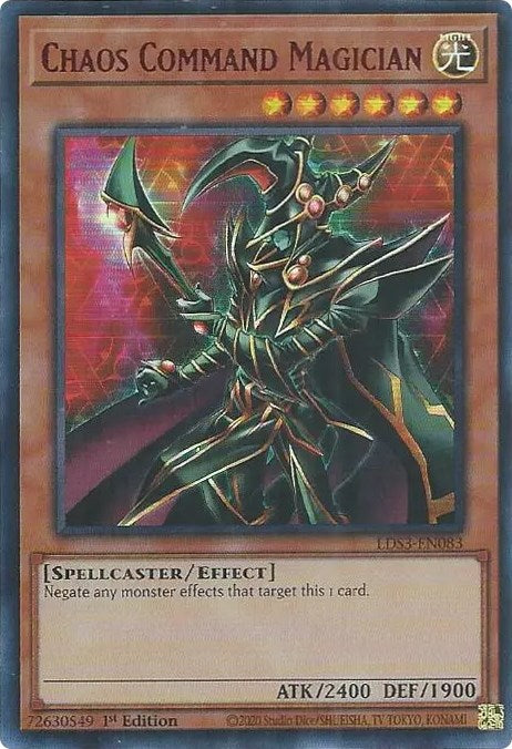 Chaos Command Magician (Red) [LDS3-EN083] Ultra Rare | Devastation Store