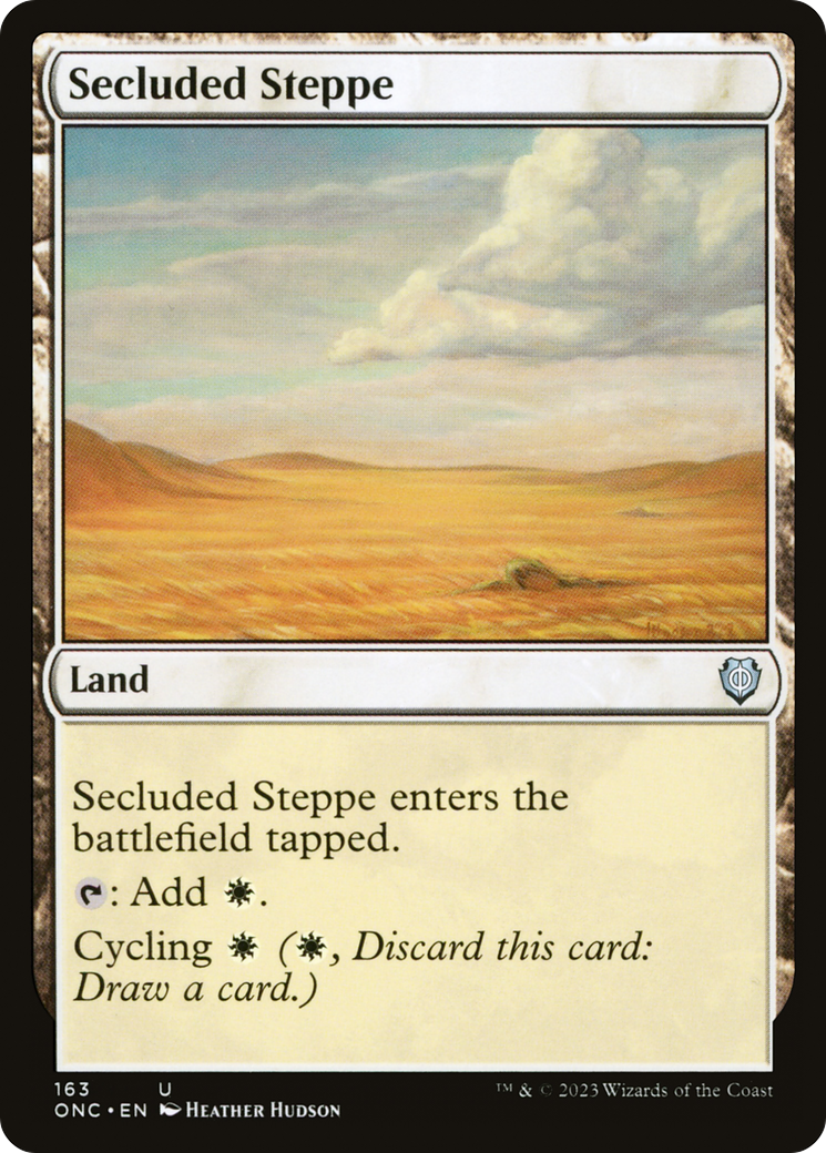 Secluded Steppe [Phyrexia: All Will Be One Commander] | Devastation Store