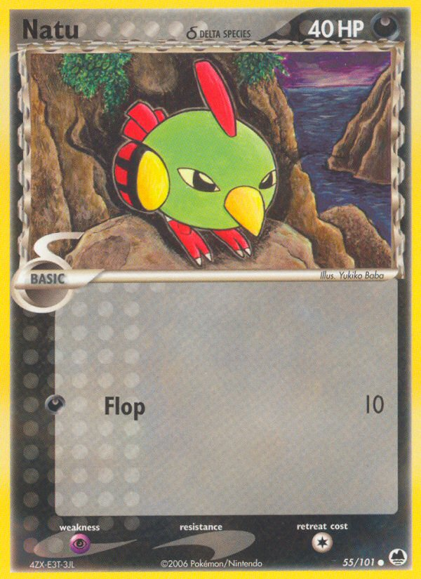 Natu (55/101) (Delta Species) [EX: Dragon Frontiers] | Devastation Store