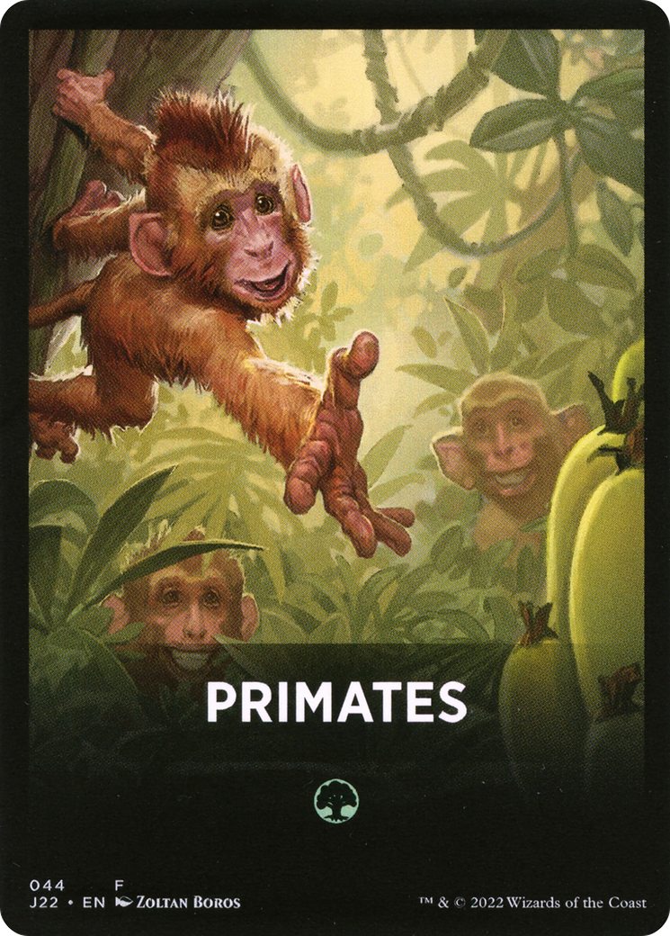 Primates Theme Card [Jumpstart 2022 Front Cards] | Devastation Store