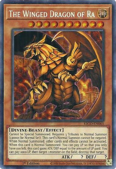 The Winged Dragon of Ra [KICO-EN065] Secret Pharaoh’s Rare | Devastation Store