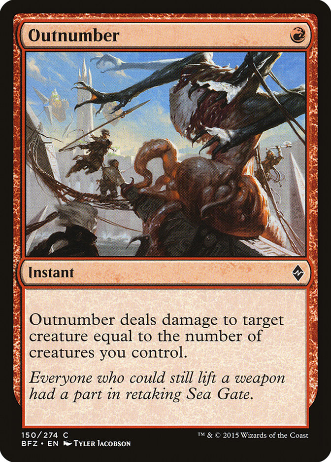 Outnumber [Battle for Zendikar] | Devastation Store