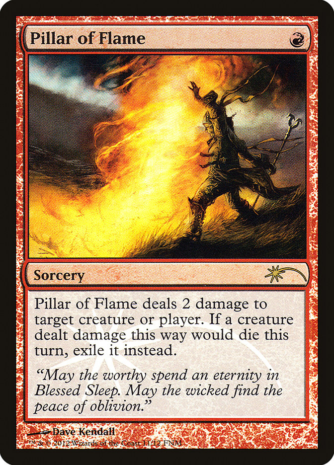 Pillar of Flame [Friday Night Magic 2012] | Devastation Store