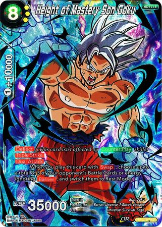 Height of Mastery Son Goku (SPR) [BT4-075] | Devastation Store