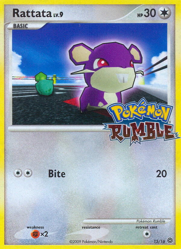 Rattata (15/16) [Pokémon Rumble] | Devastation Store