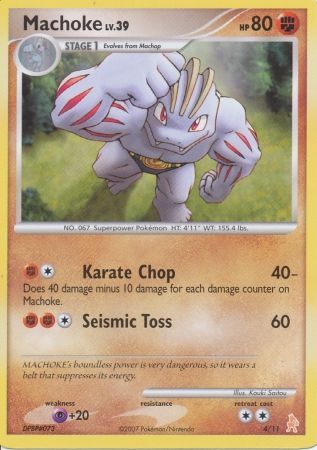 Machoke (4/11) [Diamond & Pearl: Trainer Kit - Lucario] | Devastation Store