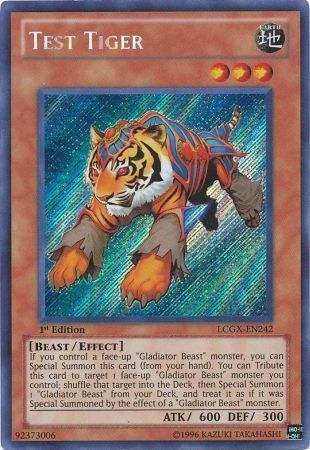 Test Tiger [LCGX-EN242] Secret Rare | Devastation Store