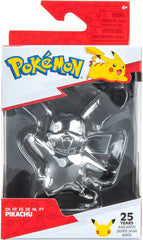 Figura Pokémon - 25ª Aniversario de Pikachu Plateado | Devastation Store