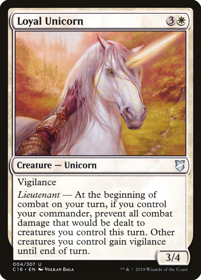 Loyal Unicorn [Commander 2018] - Devastation Store | Devastation Store