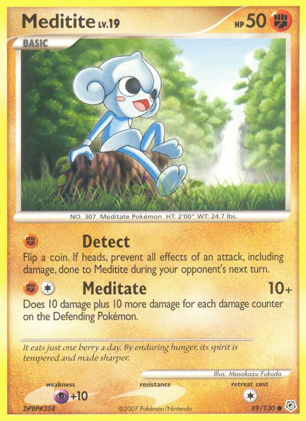 Meditite (89/130) [Diamond & Pearl: Base Set] | Devastation Store